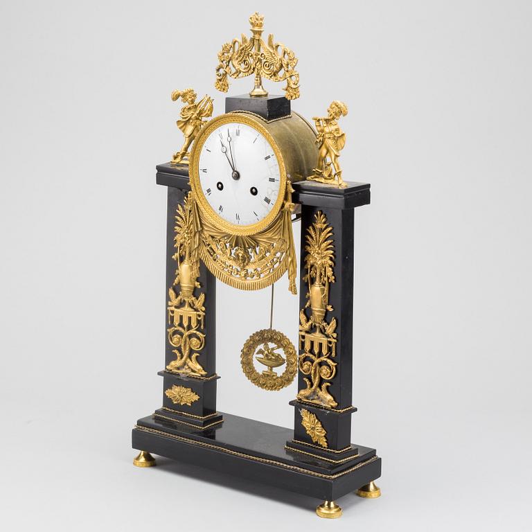 A mantle clock France, 19th century,