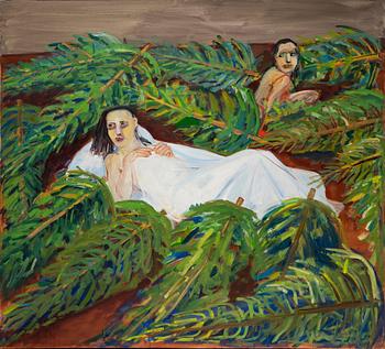 Lena Cronqvist, oil on canvas, signed L Cronqvist and dated 1985.