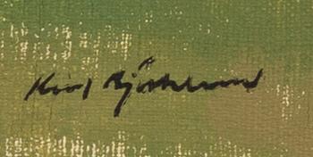 RICHARD BJÖRKLUND, a signed oil on canvas.