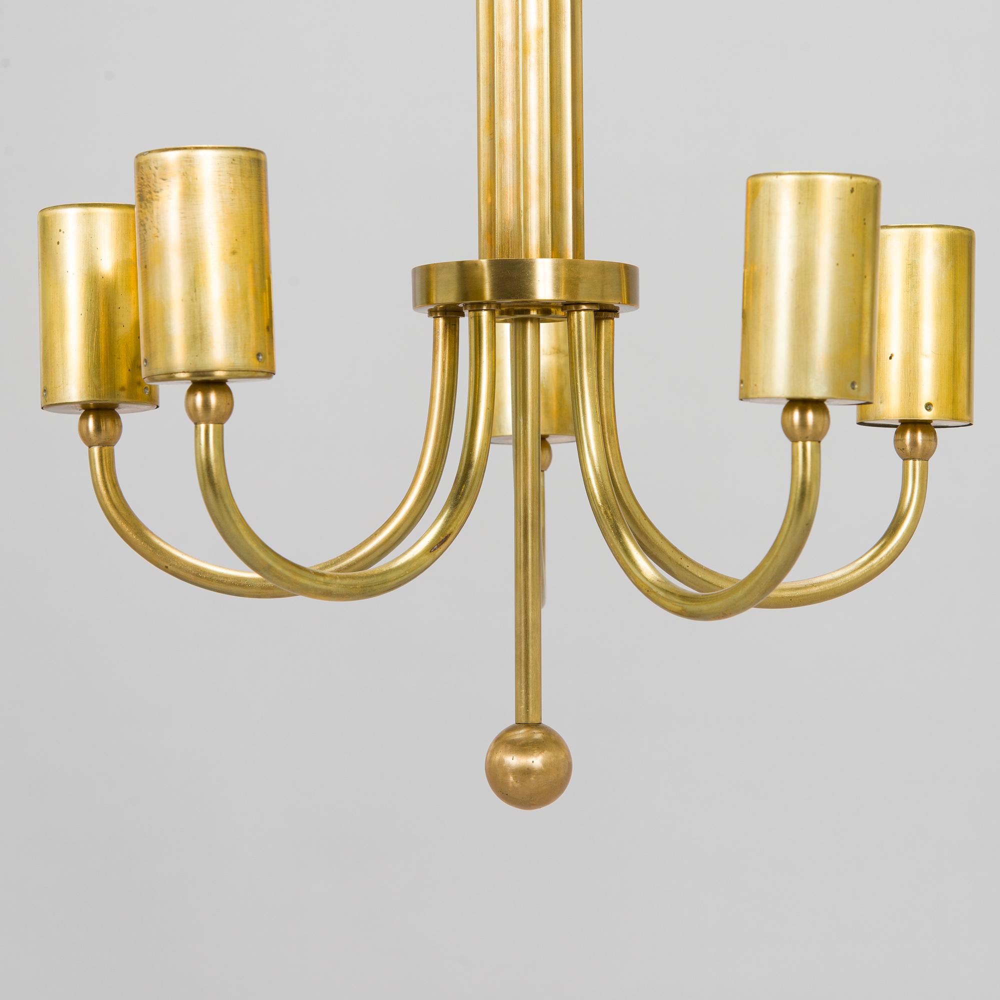 A chandelier, latter half of  the 20th century.