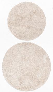 Gunilla Lagerhem Ullberg, rugs 2 pcs, "Fogg 5", Kasthall, diameter approx. 180 and 140 cm.