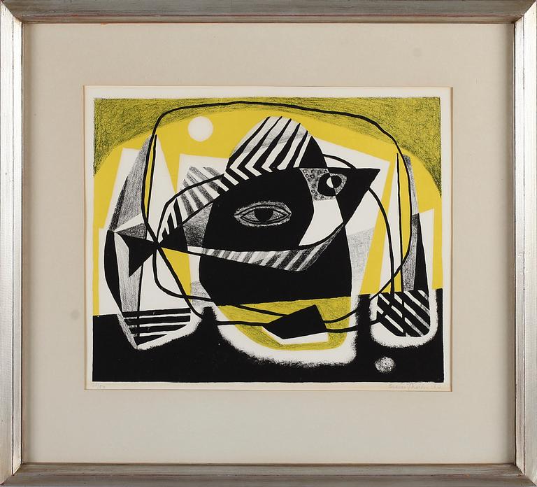 ESAIAS THORÉN, färglitografi, signerad och daterad -60, numrerad 35/50.