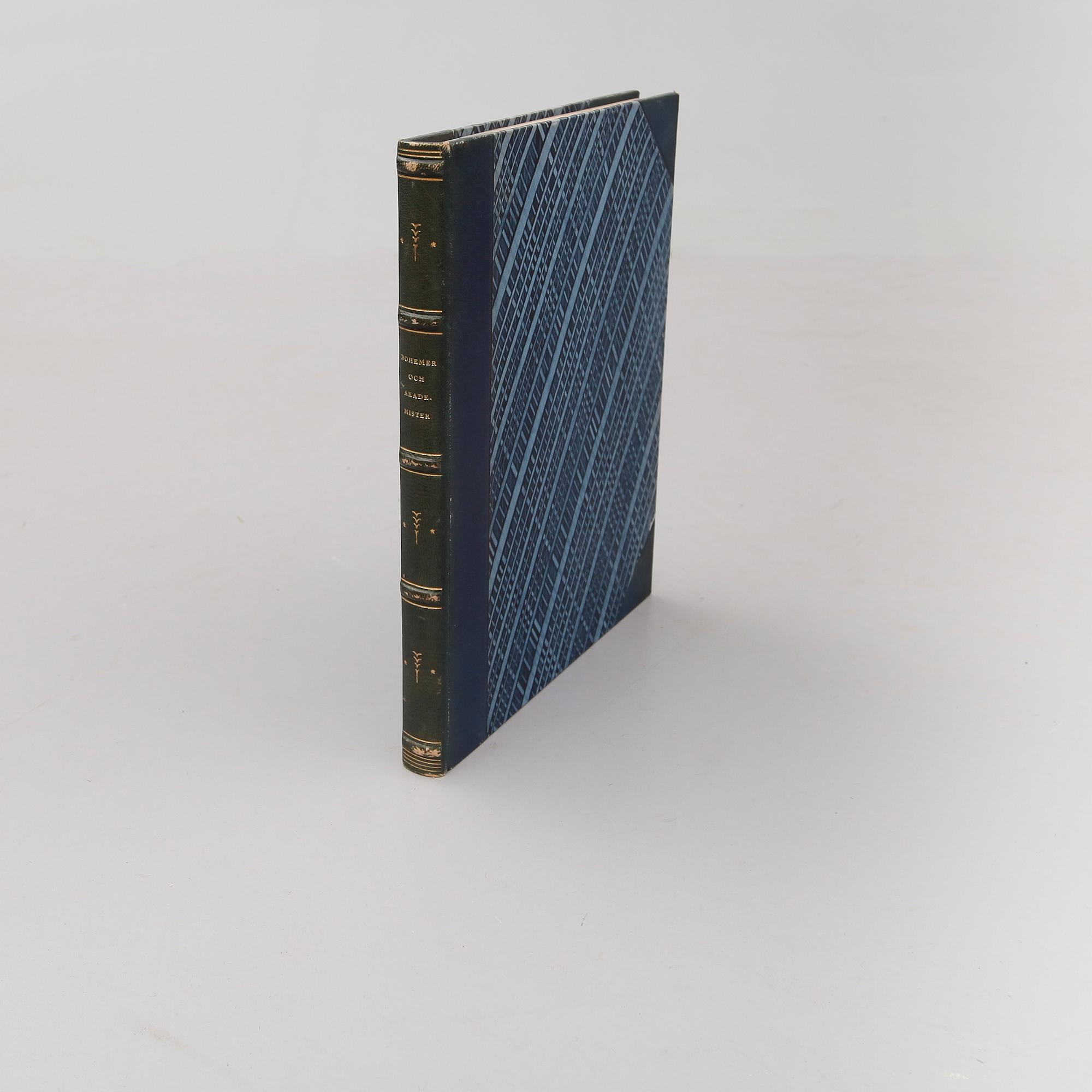 BOK: Bohemer och Akademister, bl a Akke Kumlien, Gustaf Jaensson m fl, 1931.  Begränsad upplaga nr 42 av 154.