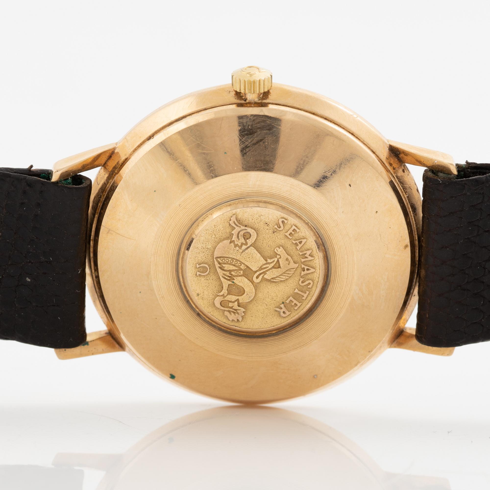 Omega, Geneve, wristwatch, 34.5 mm.