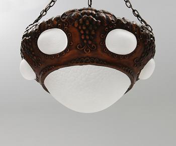 TAKLAMPA, tidigt 1900-tal. Höjd ca 75 cm.