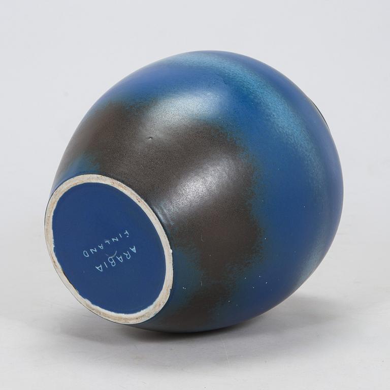 A mid-20th century ceramic floor vase, Arabia Finland.