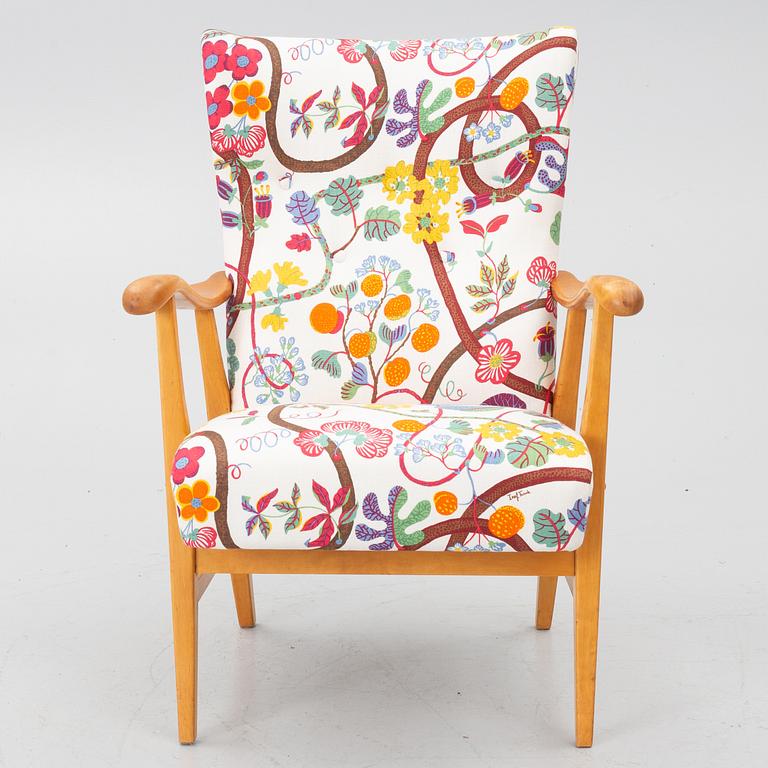 Elias Svedberg, armchair, model 563-001 from the Triva series, Nordiska Kompaniet, 1940s.