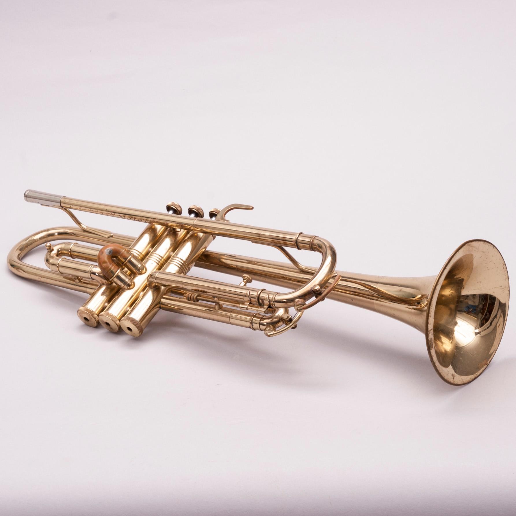 TRUMPET, mässing, Oxford Amati-Kraslice, numrerad 554404. 1900-tal.