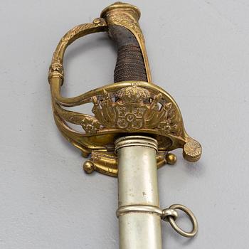 SABEL, m/1851, spansk, för infanteriet, daterad 1870.