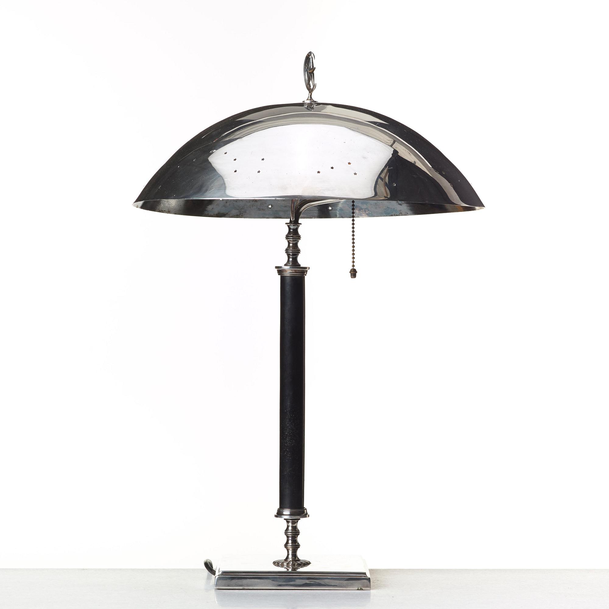 Elis Bergh, tillskriven, bordslampa, C G Hallberg, Swedish Grace 1920-tal.