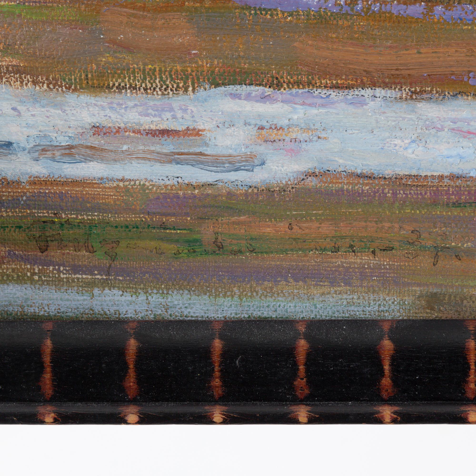 FRITZ LINDSTRÖM, oil on canvas, signed.