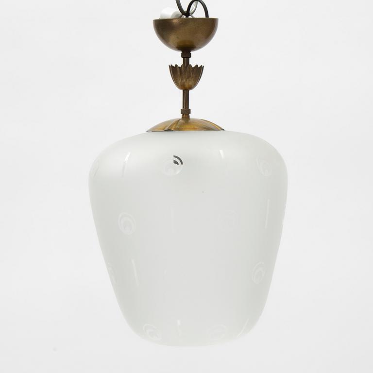 Swedish Modern, taklampa, 1900-talets mitt.