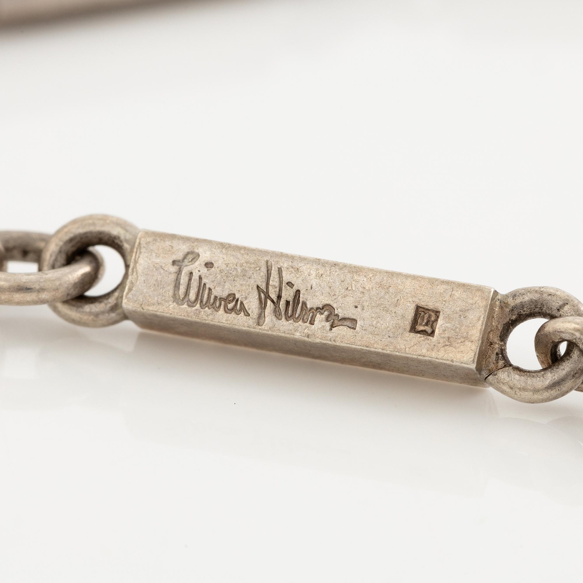 Wiwen Nilsson, Bracelet, silver, Lund 1938.