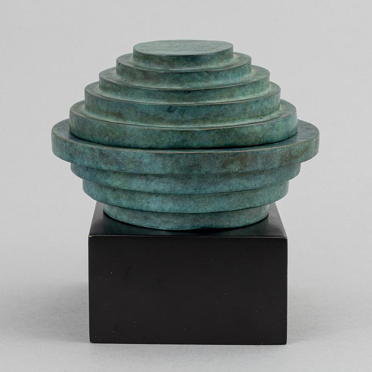 Bo Andersson, skulptur, signerad. Total höjd 12 cm (inkl bas).