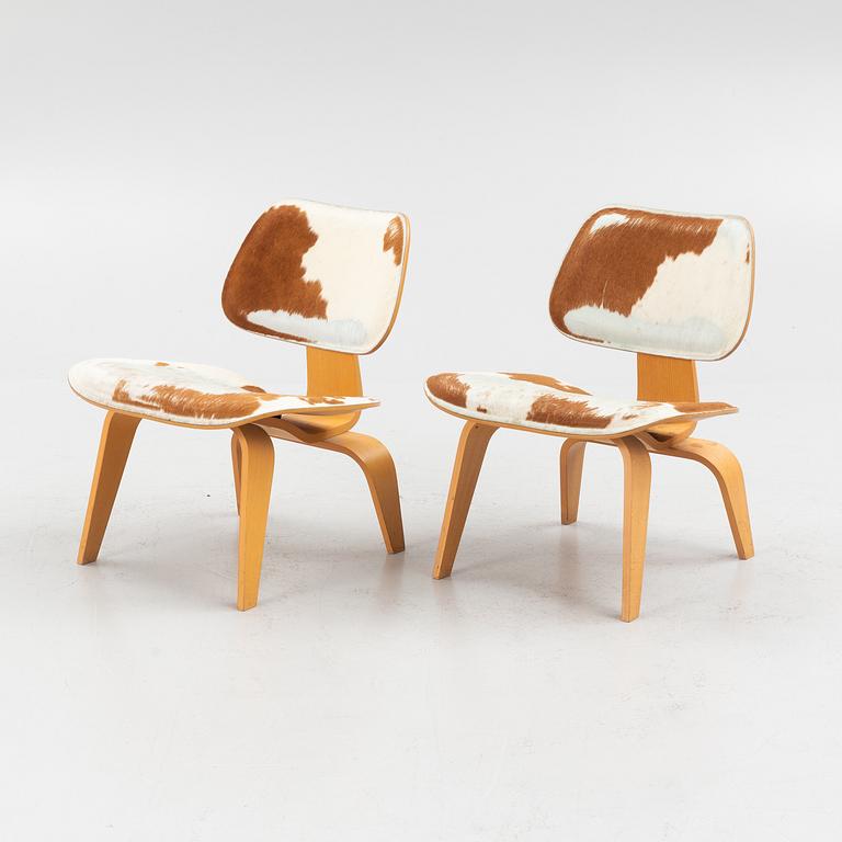 Charles & Ray Eames, a pair of 'Plywood Group DWC' chairs, Vitra.