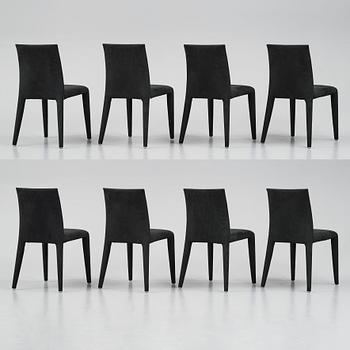 Mario Bellini, "Vol au vent", 8 chairs, Maxalto, B&B Italia, post 2001.