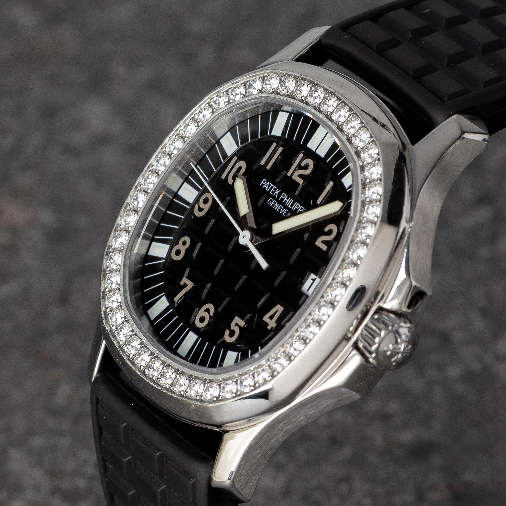 Patek Philippe, Aquanaut, "Diamond Bezel", ca 2007.