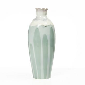 Karl Lindström, An Art Nouveau porcelain vase, Rörstrand, circa 1900.