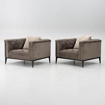 Fåtöljer, ett par, "Raffles", Eichholtz, samtida.