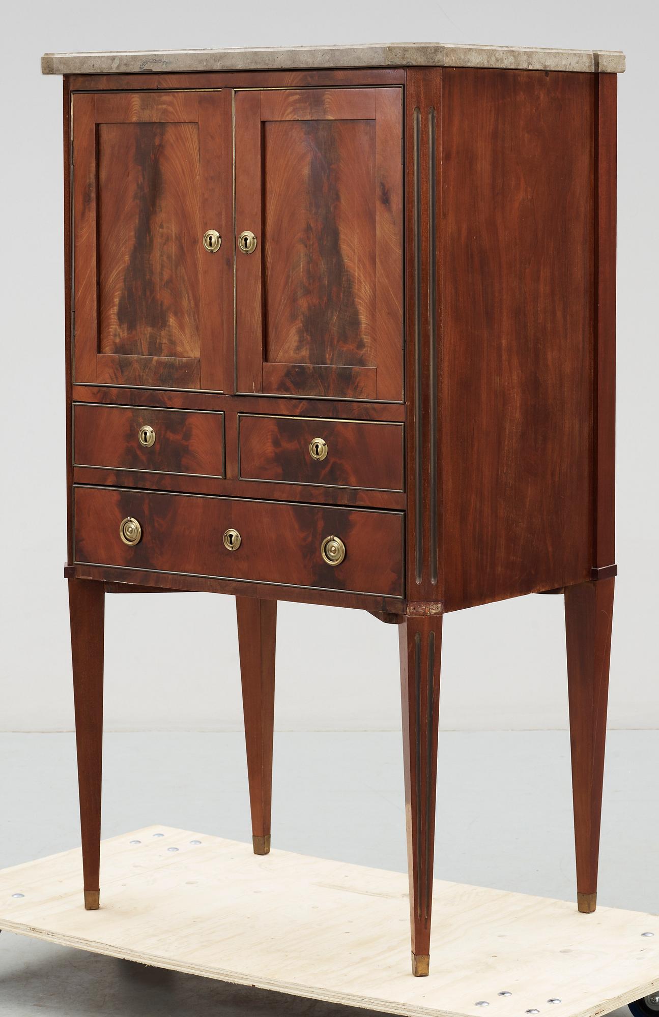 SKÅP, sengustaviansk stil, sent 1800-tal.