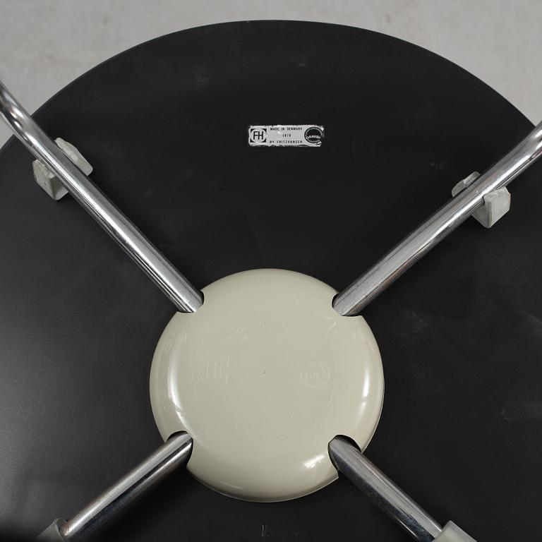 STOLAR, 6 st, "Myran", Arne Jacobsen, Fritz Hansen, 1978 och 1980.