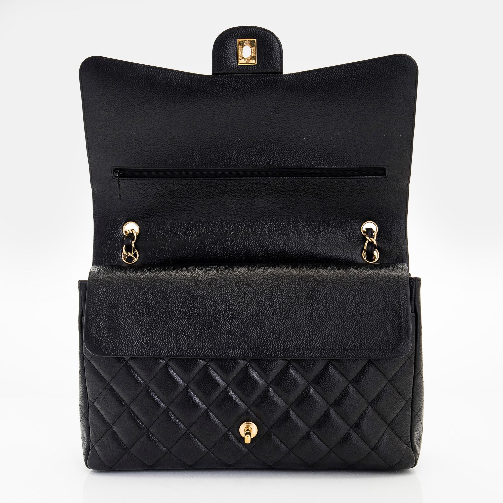 Chanel, a 'Double Flap Bag Maxi' bag, 2013-2014.