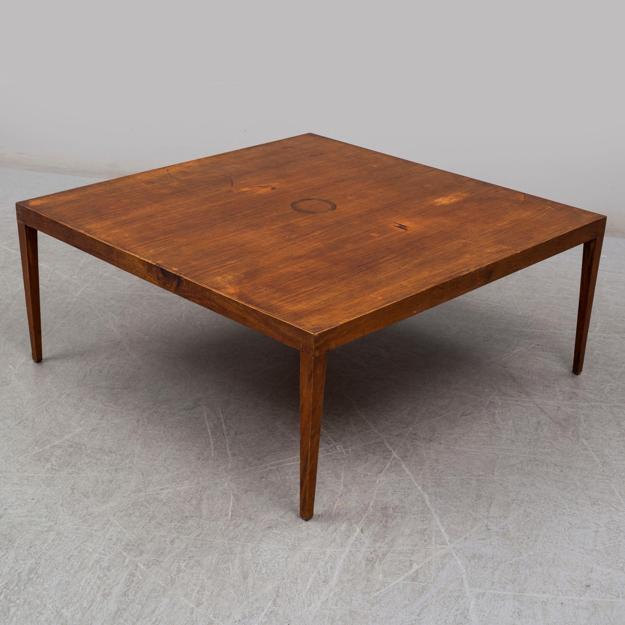 A second half of the 20th century coffee table, possibly Denmark.