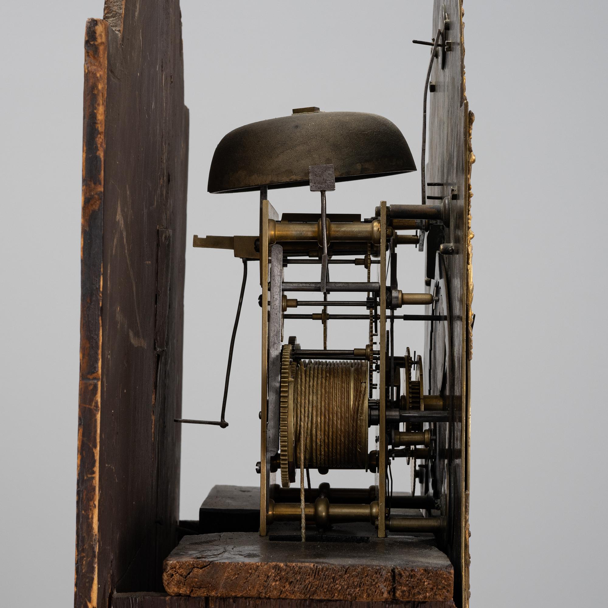 A George II longcase clock by Joseph Knowles, Epsom, first part of the 19th Century.