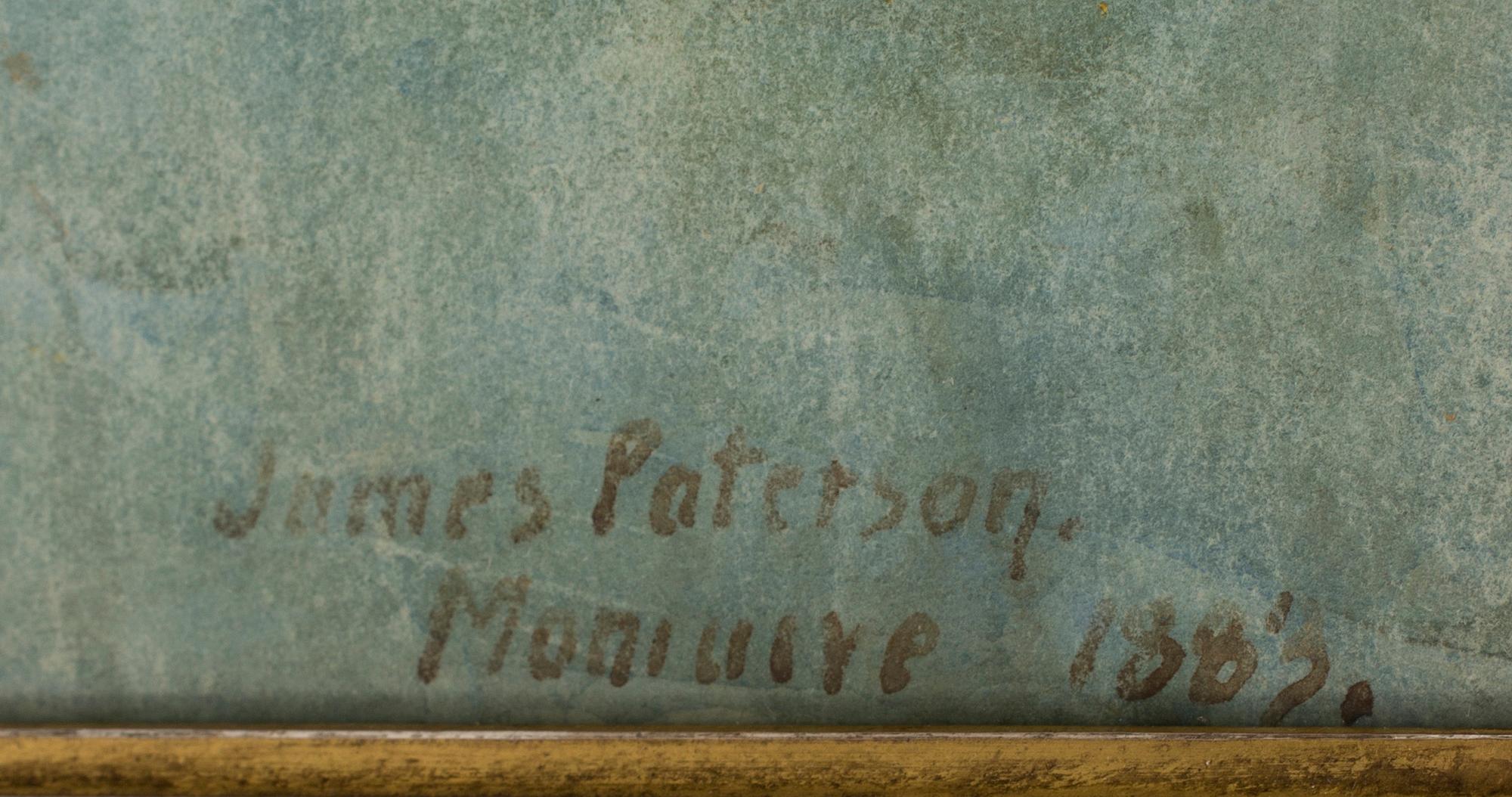 JAMES PATERSON, akvarell, signerad James Paterson och daterad Moniaive 1883.