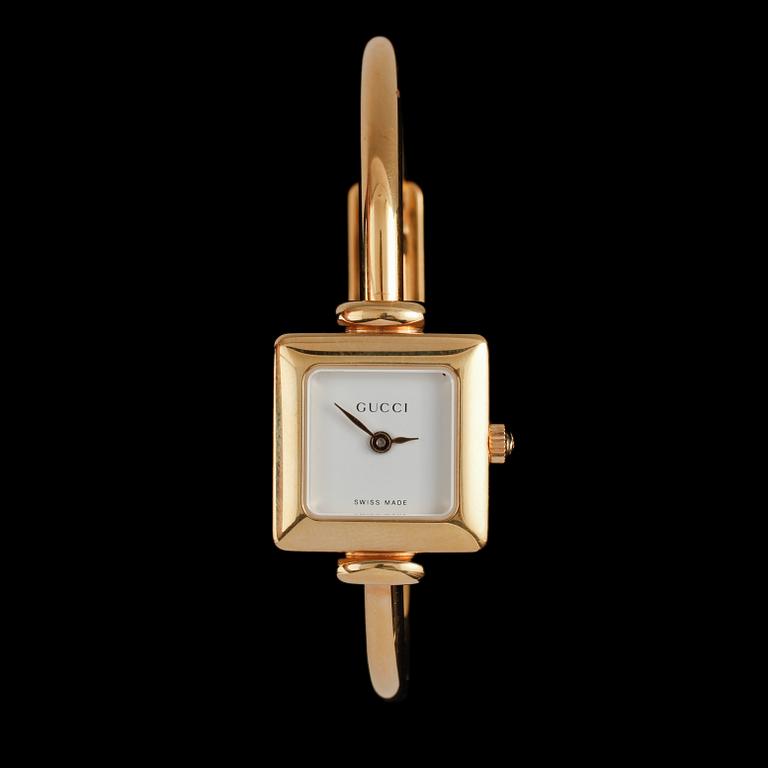 ARMBANDSUR, gulmetall, Gucci, 1900-talets slut.