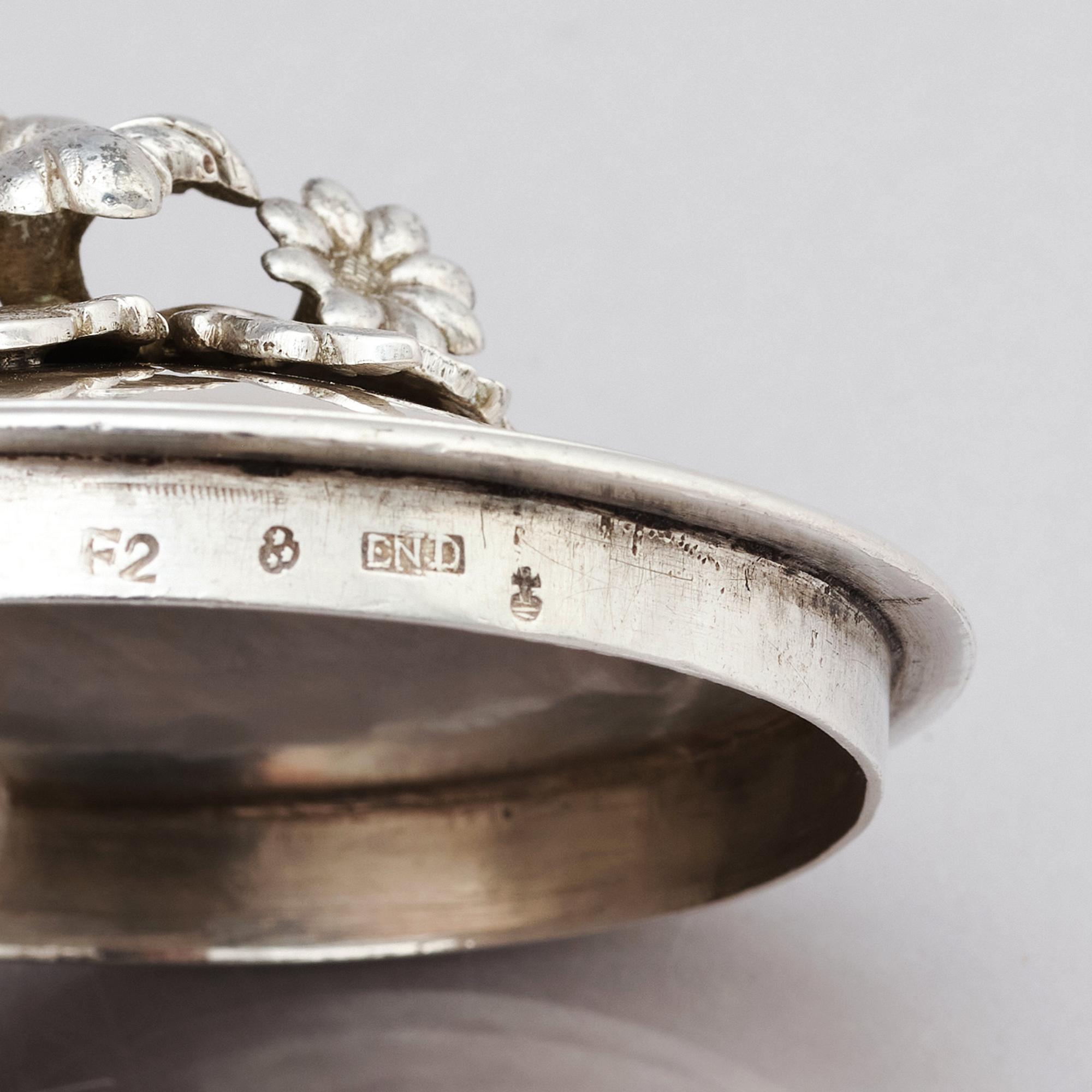 Erik Enander, kaffekanna, silver, Uppsala 1788. Gustaviansk.