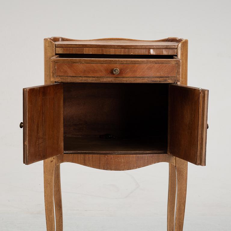 A rococo style bedside table, 20th Century.