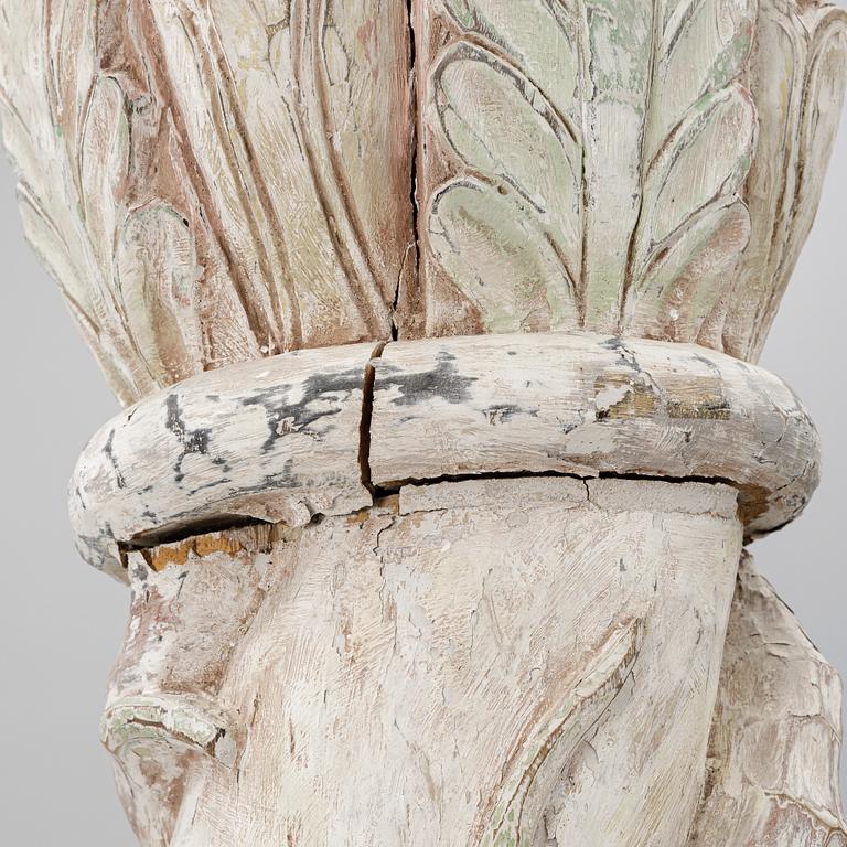 Kolonner, ett par, Angloindiska, omkring 1900.