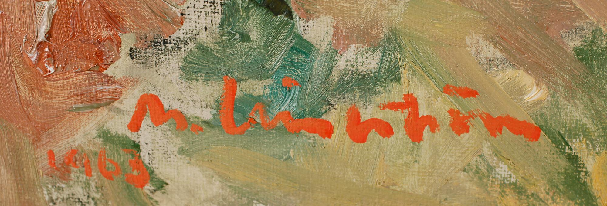 MARTIN LINDSTRÖM, olja på duk, signerad och daterad 1963.