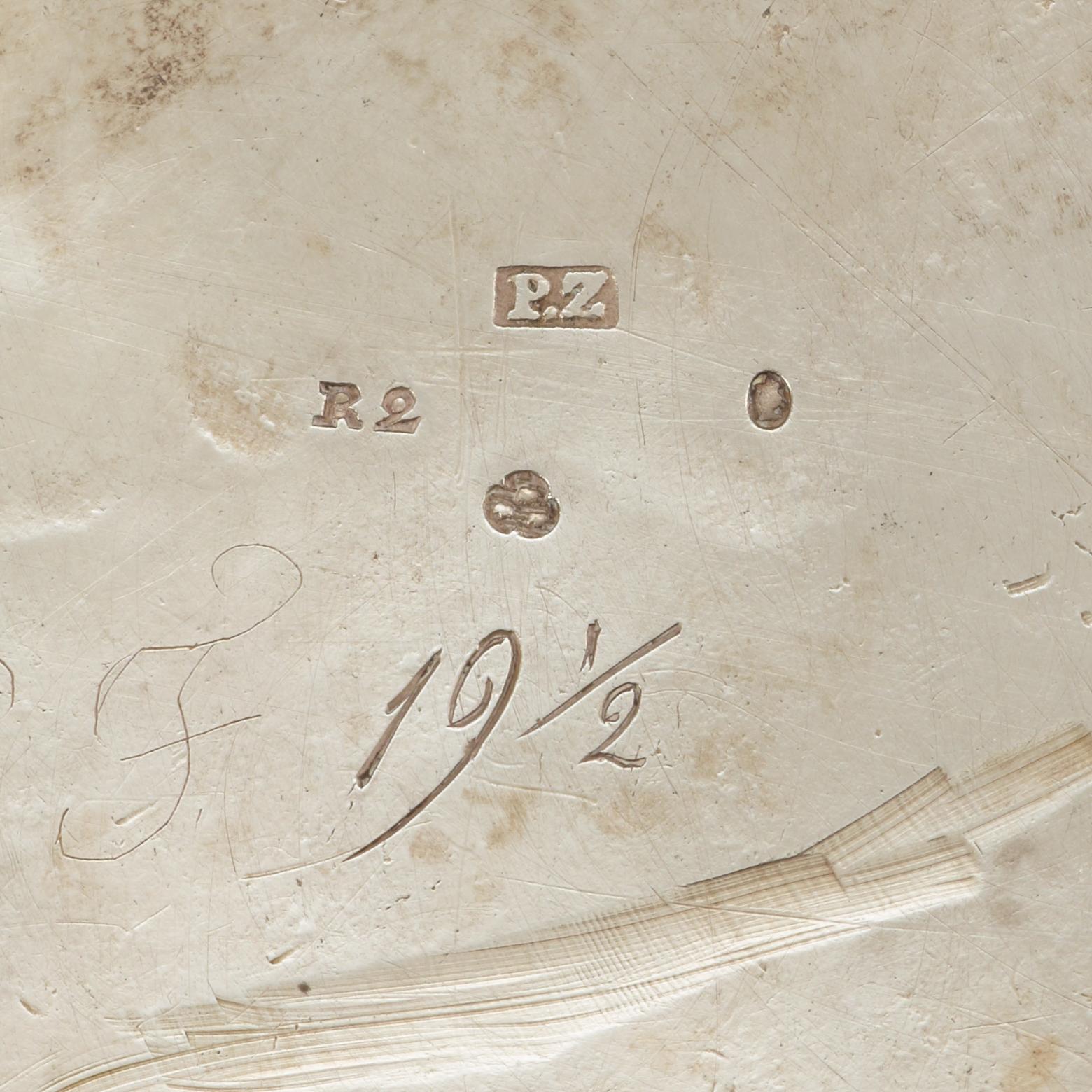 A Swedish 18th century parcel-gilt tea-caddie, makers mark of  Pehr Zethelius, Stockholm 1799.