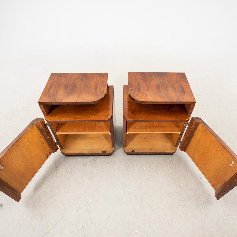 Sängbord ett par 1900-talets första hälft.