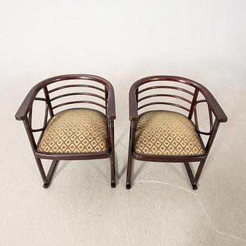 Karmstolar, ett par, Art Deco 1900-talets första hälft.