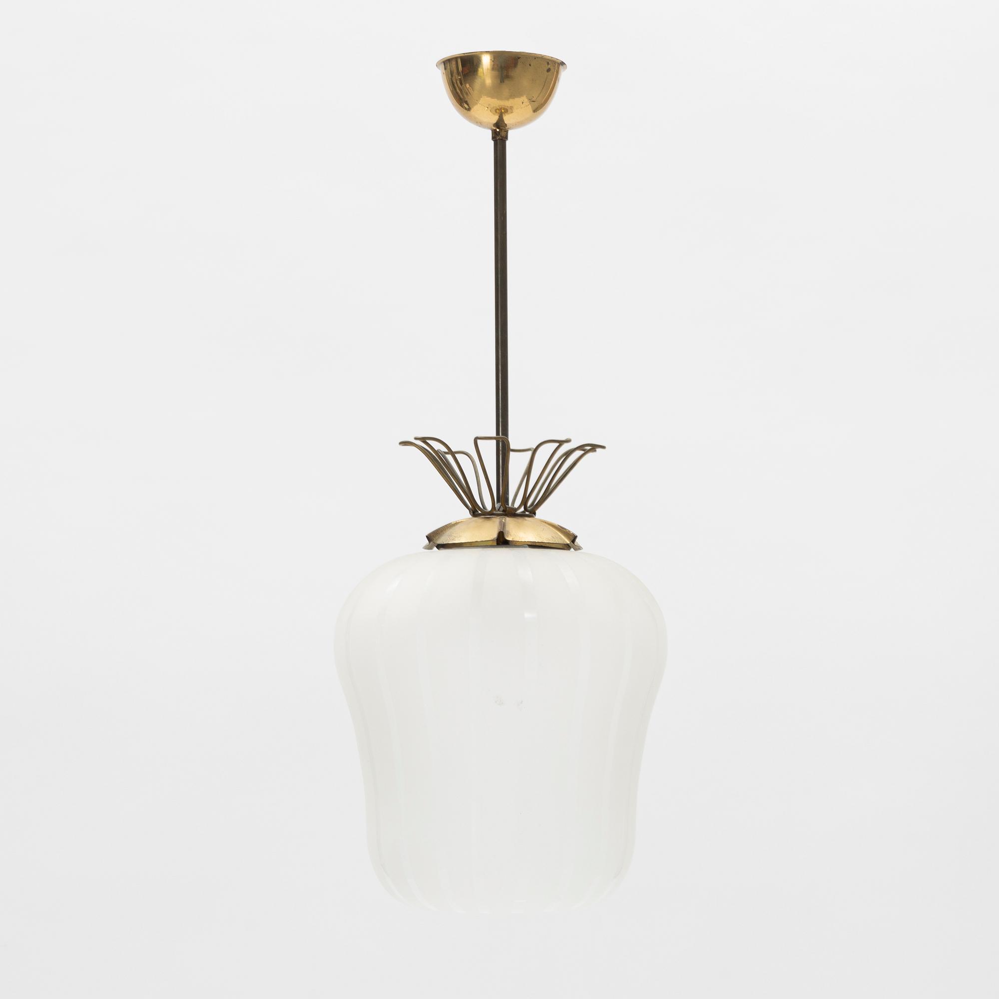 Ceiling lamp, Swedish Modern, 1940s.