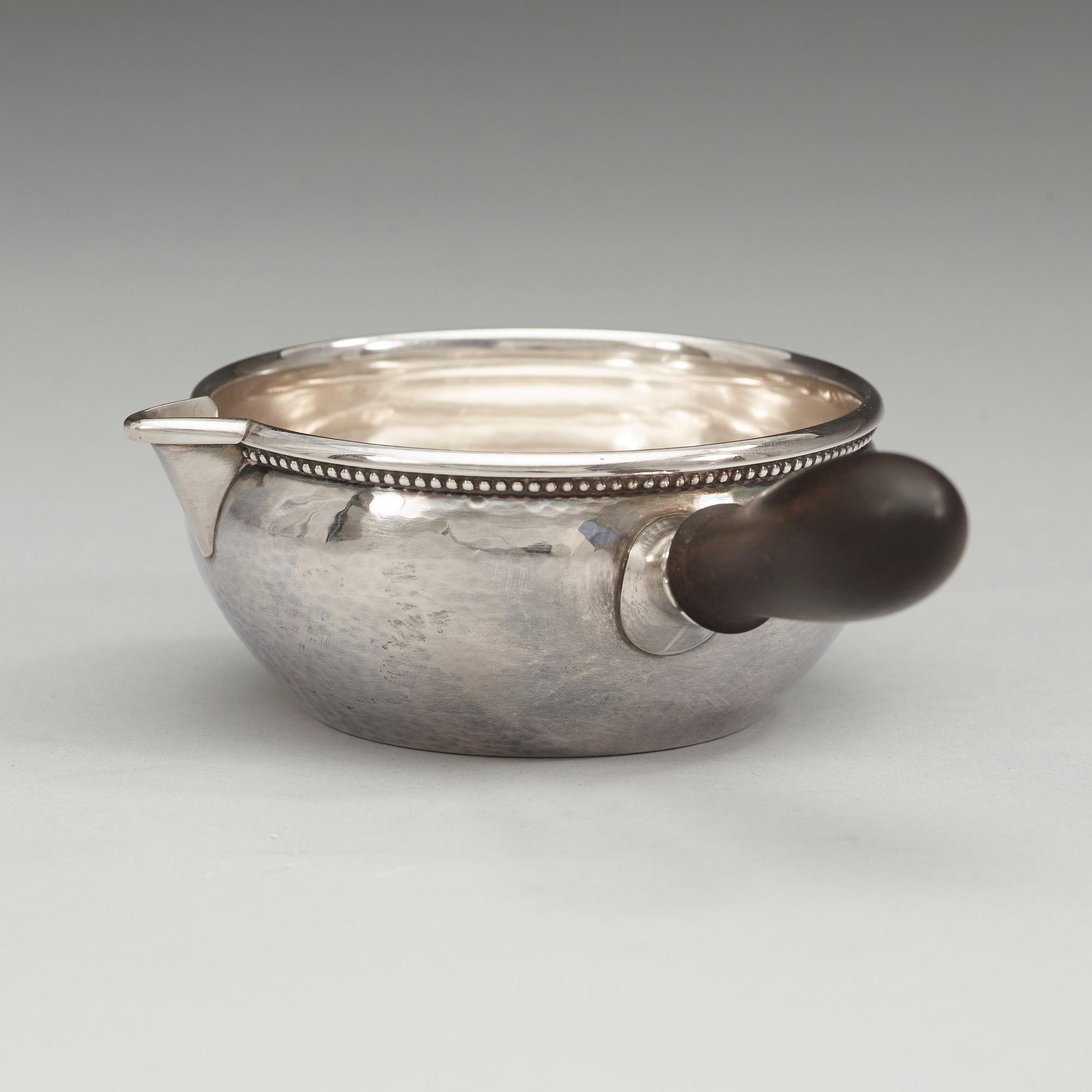 GEORG JENSEN, smörkastrull, Köpenhamn 1933-44, sterling,