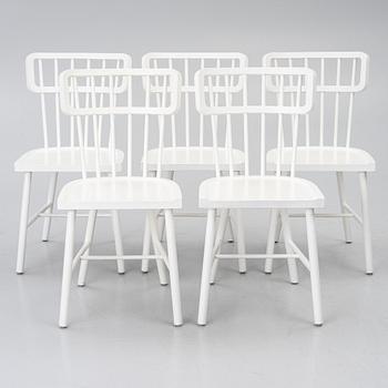 Björn Dahlström, Five 'Björn' chairs, late 20th century.