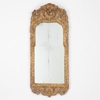 A Rococo mirror, second half of the 18th century.