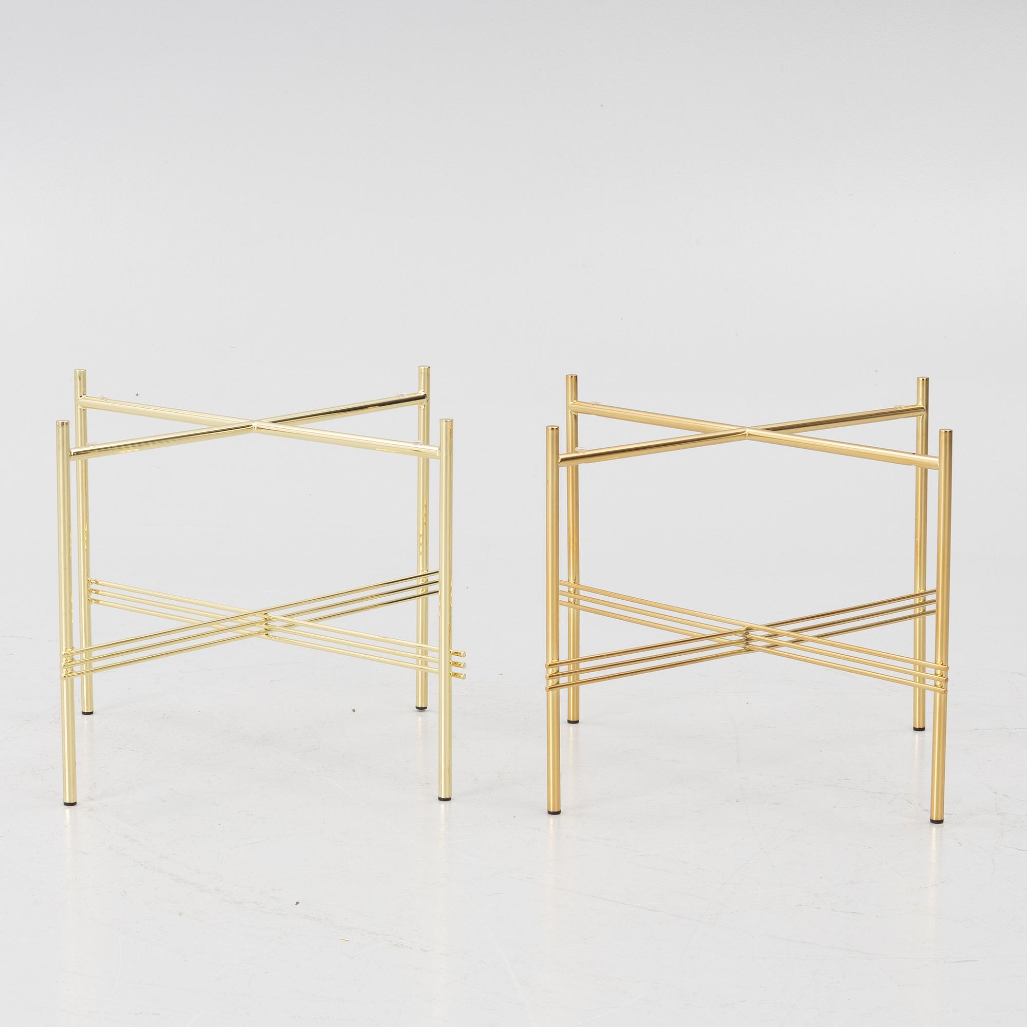 GamFratesi, Legs for side tables, a pair, TS, Gubi, contemporary.