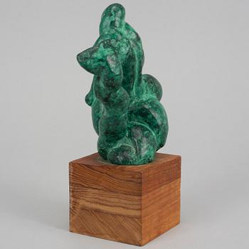Carl Milles, skulptur. Signerad. Gjutarstämpel. Numr 3/12. Brons. Höjd 15 cm (ink bas 22 cm).