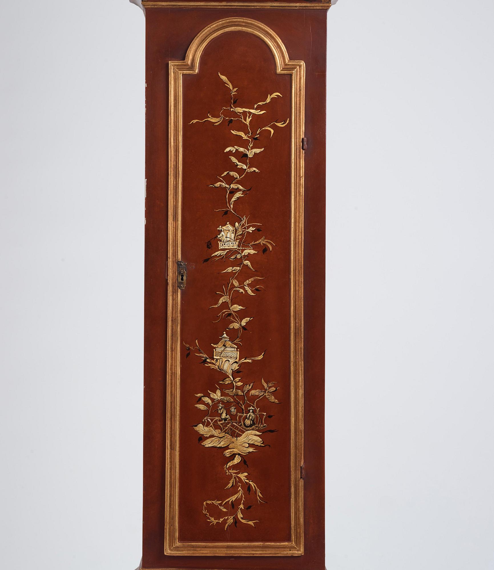 Golvur, märkt Herman Dreyer Holmia, Sverige 1700-talets mitt, Senbarock.