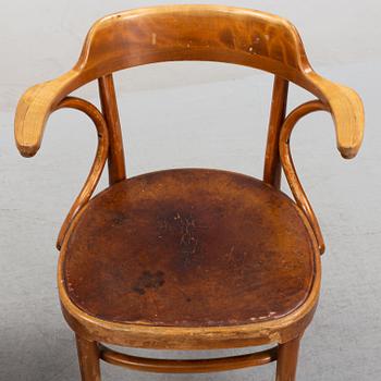 Axel Kandell, a pair of stained beech 'Cattelin' chairs, Gemla, Diö, 1948.