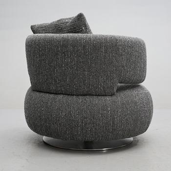 FÅTÖLJ, "Curl", Maurizio Manzoni och Roberto Tapinassi, Roche Bobois, Frankrike, omkring år 2000.