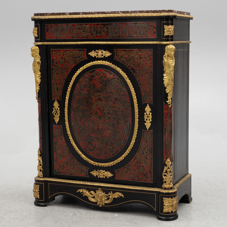 Cabinet, Boulle style, late 19th century.
