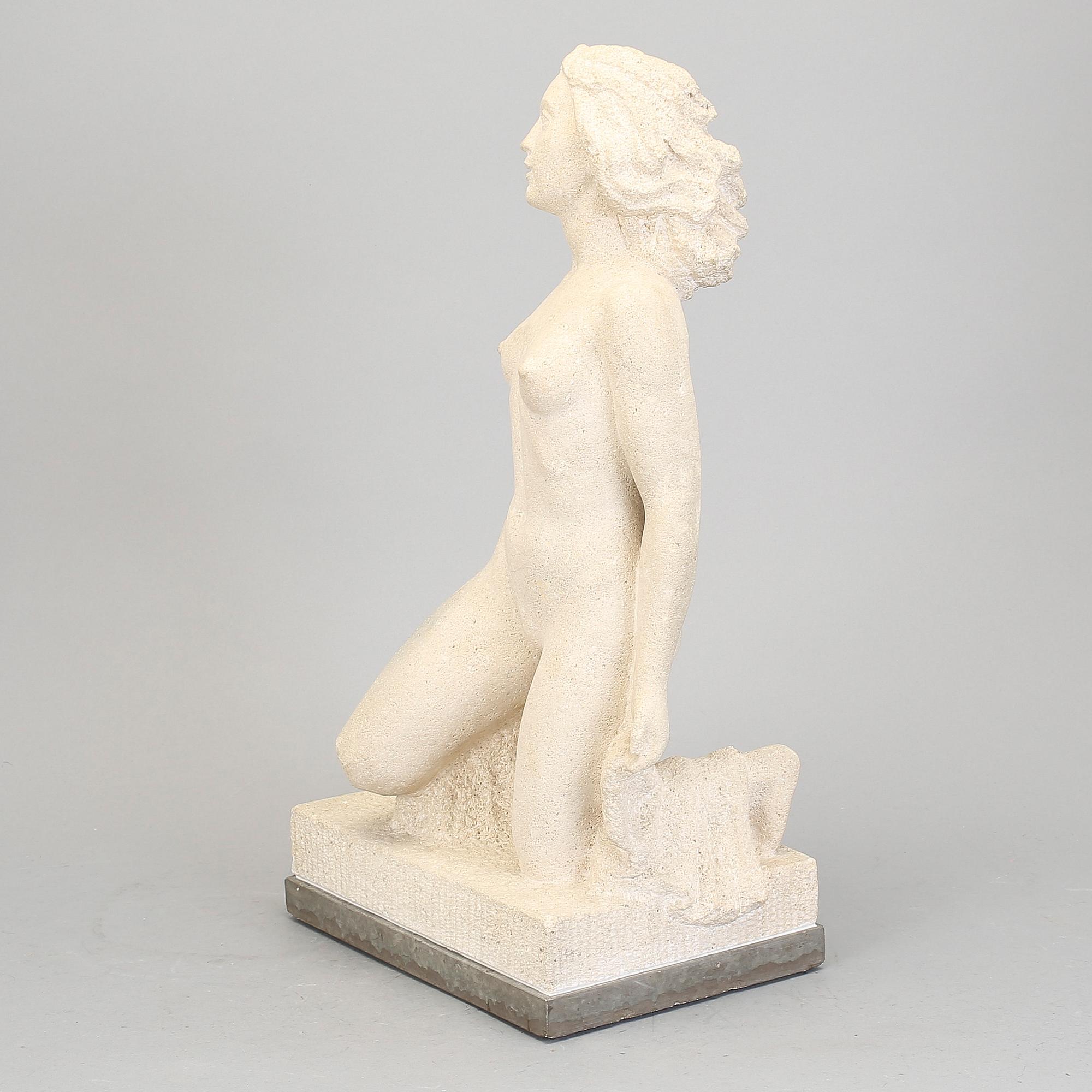 SKULPTUR, stenmassa, 1900-tal.