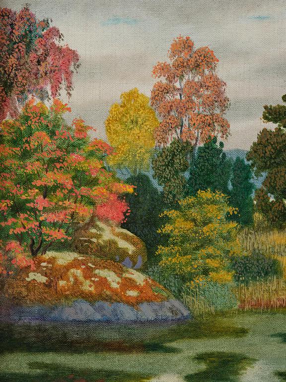 Oskar Bergman, Autumn Landscape.