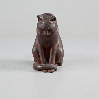 SKULPTUR, gjutjärn, "Jönssons katt", Anders Jönsson, Firma Svenskt Tenn, formgiven 1915.